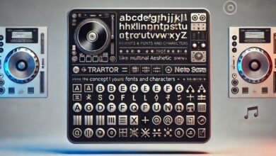 best traktor font to capture all characters