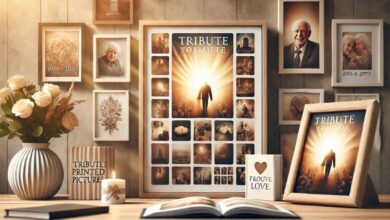 tribute printed pics