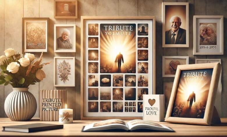 tribute printed pics